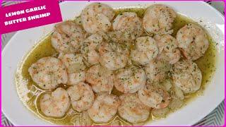 LEMON GARLIC BUTTER SHRIMP RECIPE