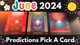 PICK A CARD  June 2024 PREDICTIONS ️