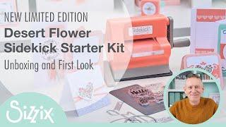 The NEW Limited Edition Desert Flower Sidekick Die Cutting Machine from Sizzix!