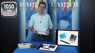 Produktvideo: LED-Leuchtplatten slimlite plano von Kaiser Fototechnik