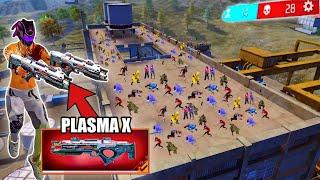 ONLY NEW PLASMA-X LEVEL3 CHALLENGE NO OTHER GUNSOLO VS SQUAD DANGEROUS FIGHT FACTORYFREE FIRE MAX