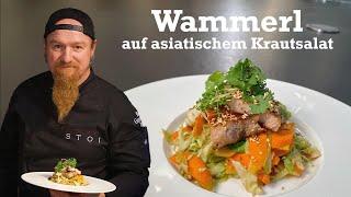 Wammerl auf asiatischem Krautsalat | Lucki Maurer kocht #4