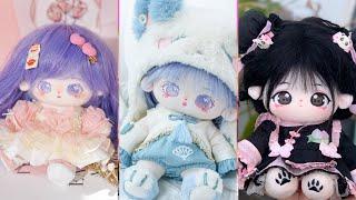 Cotton plush doll Unboxing, make up.