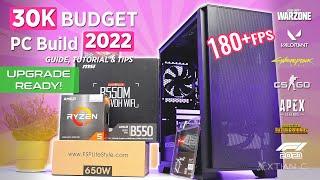 VLOG: paano mag-BUILD ng 30K BUDGET RYZEN 5 5600G PC (June) 2022 I Tested in 7 Games