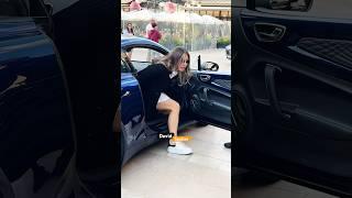 LADY ARRIVAL IN CASINO#supercars #luxury #millionaire #monaco #fyp #foryou
