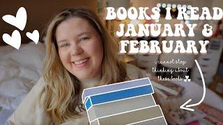 what I read in january & february | books I cannot stop thinking about and books I didn't love