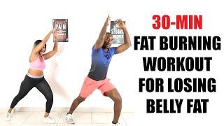 30-Minute FULL BODY FAT BURNING WORKOUT NO JUMPING - Standing Workout to Lose Belly Fat