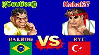 Street Fighter II': Champion Edition - ((Caution)) vs Kabal27 FT5