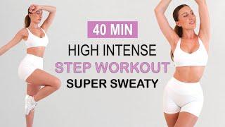 40 Min POWER WALK / RUN | High Intense FAT BURN Workout to the BEAT, Super Fun, No Repeat