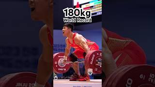 Li Dayin (89kg ) 180kg / 396lbs Snatch World Record! #weightlifting #weightlifting #slowmotion