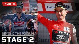 Groves wins Vuelta a España Stage 2, Van Aert takes leader's jersey | Beyond the Podium | NBC Sports