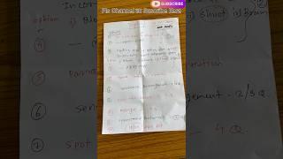 #BMC Clerk Exam Today | #Bmc Exam Question Paper | #BMC Exam English 2024 | 4 Dec 2024