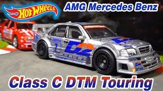 Hot Wheels 1994 AMG Mercedes Benz C Class DTM Touring Race Car 1:64 diecast car review unboxing W202