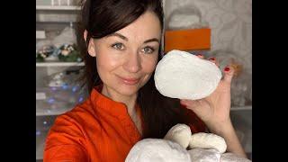 ASMR crunch of dry&wet chalk/ Мел Халва желтая, белая/ Песчанка/ Водный в сухом и мокром виде)#asmr