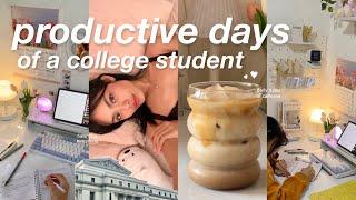 study vlog 𐙚a productive week of a college marketing student— lots of notes, reportings, activities