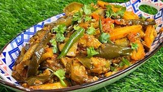 Masaledar Aloo Baingan Ki Sukhi Sabzi | Chatpati Masaledar Baingan Aloo Ki Sabzi | Brinjal Recipe ️