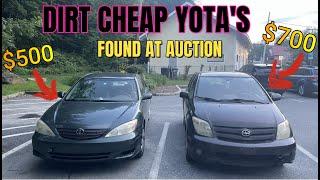 Buying Cheap Auction Toyotas Turns Into A Disaster