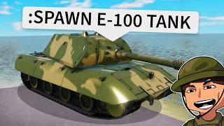ROBLOX War Tycoon Funny Moments (E-100)