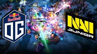 New OG  vs NAVI Junior - FIRST Official Match - DreamLeague Season 25 WEU Closed Qualifiers