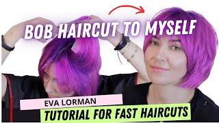 Women Haircut 2023 | How to cut your own hair | Bob Haircut To Myself At Home