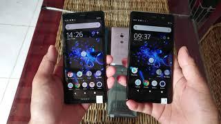 Perbandingan Sony Xz2 biasa vs Sony Xz2 Premium