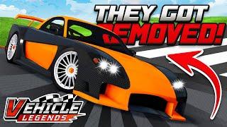 New Car Brand had to be REMOVED in Roblox Vehicle Legends!