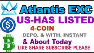 Atlantis Exchange- US new Updated today #atlantiscexexchange #cryptonews #todaynews