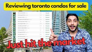 These Toronto condos for sale just hit the market - Toronto Condo Listing Review!