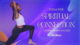 Yoga for SPIRITUAL CONNECTION | Crown Chakra Focused | 15 Minutes