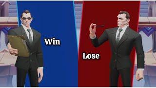 Multiversus   , agent smith intros , win pose and lose pose