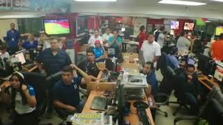 (VIDEO) Así vivieron el gol de Waston en Diario Diez