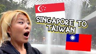 FROM JEWEL SINGAPORE AIRPORT TRAVELING TO TAIWAN Vlog #RainaisCrazy