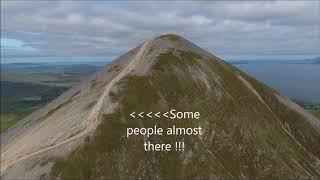 Croagh Patrick or known as "The Reek" Drone footage.