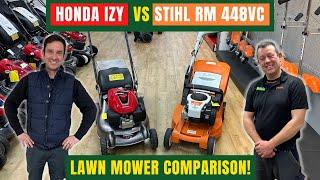 The Honda 18" Izy v. Stihl RM 448 VC Lawn mowers - which is best for you in 2024?