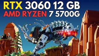 RTX 3060 + RYZEN 7 5700G : Test in Lego Horizon Adventures - RTX 3060 12GB Gaming