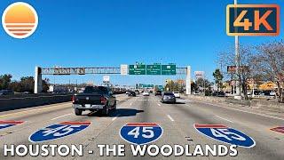 [4K60] Houston, Texas to The Woodlands, Texas!  Drive with me!