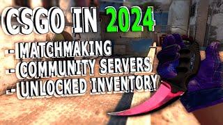 How to (Actually) play csgo in 2024 (Unlocked inventory, Community servers, Matchmaking)