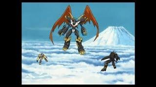 Digimon Adventure 02 - Imperialdramon and WarGreymon vs BlackWarGreymon