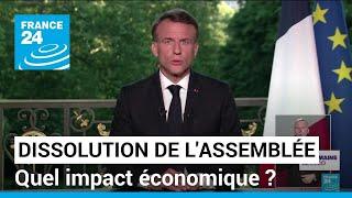 Dissolution de l'Assemblée nationale : quel impact économique ? • FRANCE 24