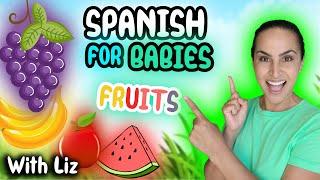 Spanish Fruit Fiesta! Interactive Educational Video to Learn Fruits in Spanish for Babies & Toddlers