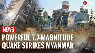 Powerful 7.7-Magnitude Quake Strikes Myanmar, Shakes Bangkok