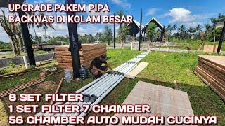 PRIME IN TRISNO KOI PIPING BACK WAS EVERY CHAMBER |  BIG POND AUTO EASY TO WASH EVERY CHAMBER