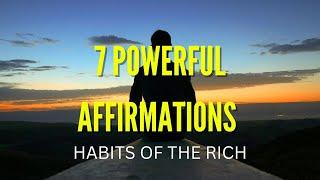 7 Powerful 'I Am Rich' Affirmations to Develop Habits of the Wealthy | #shorts