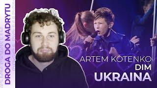 Misja Eurowizja: Droga do Madrytu | UKRAINA | Artem Kotenko - Dim | REAKCJA #4