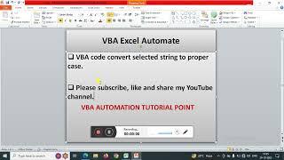 #vba macro to convert improper string to proper string in Excel #vba# VBA macros# Excel