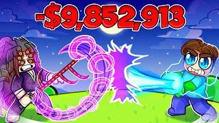 I Spent $9,852,913 To BEAT DEMON BOSS in ANIME POWER SIMULATOR (roblox)