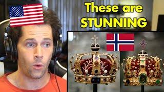 American Reacts to Norwegian Kronregaliene