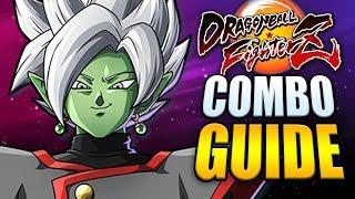 ZAMASU Best Combos - Easy to Advanced! (80% Damage) - Dragon Ball FighterZ