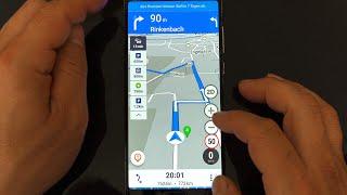 Offline navigation with your mobile phone / without internet