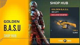 Golden B.A.S.U  From SHOP HUB | Modern Combat 5 - Harber theGamer